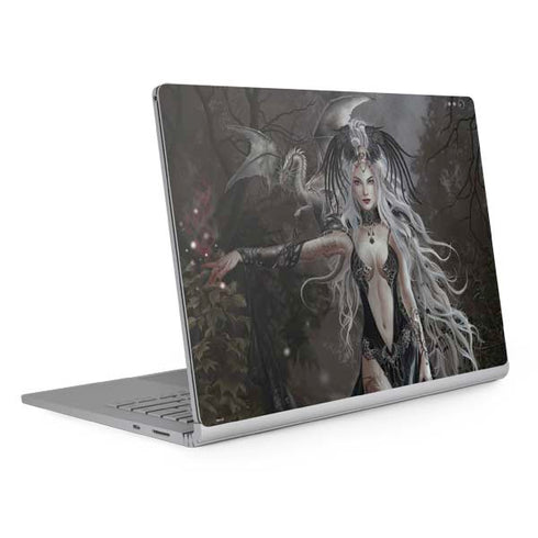 Gothic Princess with Silver Dragon by Nene Thomas Surface Book 2 13.5in Skin